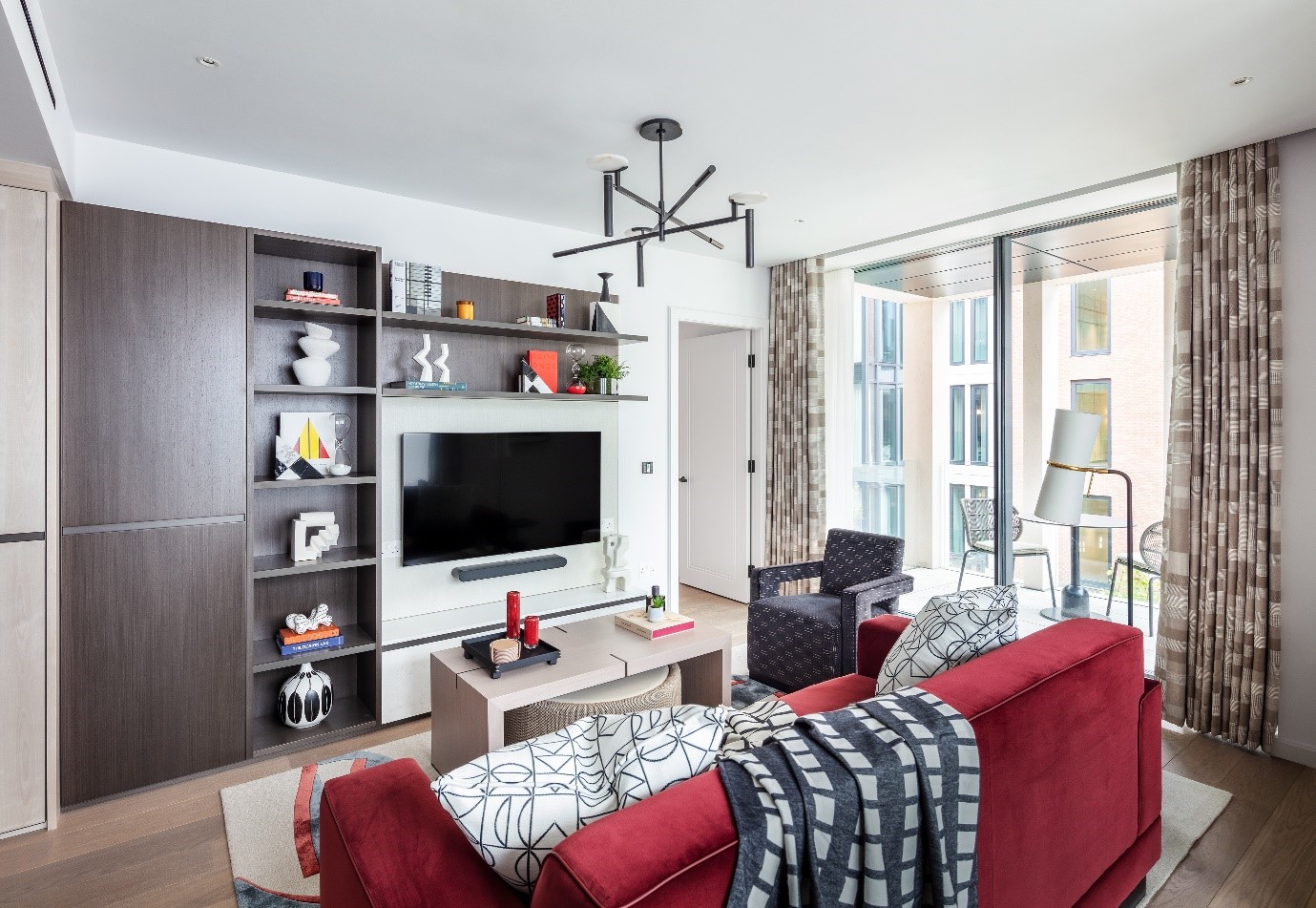 A living room at Knightsbridge Gardens